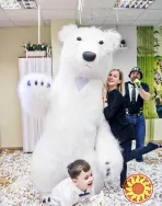 Надувний костюм «Білий Ведмідь» від виробника.