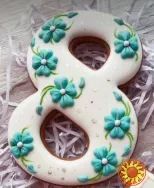 Святкові пряники до 8 Березня