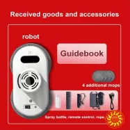 Автоматичний робот для миття вікон із дистанційним керуванням, живлення 110–220В