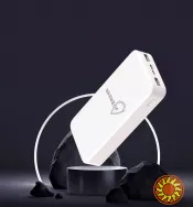 Повербанк Warmsof 20000mAh 2xUSB 1хType-C Power Delivery 3.0 Quick Charge 3.0 Білий