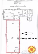 О Р Е Н Д А : Склад  з рампою 373 кв. м. Перечин Закарпаття