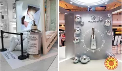 Об'ємна реклама косметики на замовлення