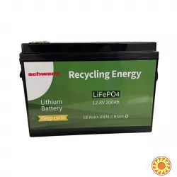 Аккумулятор LiFePo4 (Литий-железо-фосфатный) Schwarz 12V 200Ah BMS