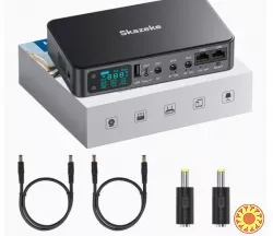 Skazeke Mini UPS DR2p 18000 мА·год з регульованою напругою 5V 9V 12V 15V 24V, адаптер живлення 12V в подарунок