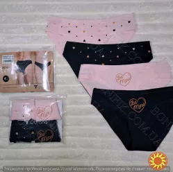 Комплект бавовняних жіночих трусиків ТМ "Obrana" (4 шт./уп.) (арт. 200-30/9)