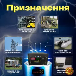 Аккумулятор LiFePo4 (Литий-железо-фосфатный) Warmsof 24v 200ah BMS