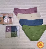 Кольорові жіночі трусики-сліп ТМ "Obrana" (арт. 200-30/3)