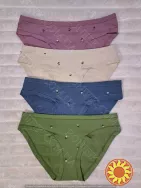 Кольорові жіночі трусики-сліп ТМ "Obrana" (арт. 200-30/3)