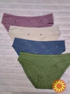 Кольорові жіночі трусики-сліп ТМ "Obrana" (арт. 200-30/3)