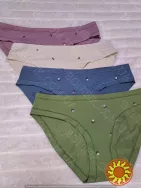 Кольорові жіночі трусики-сліп ТМ "Obrana" (арт. 200-30/3)