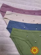 Кольорові жіночі трусики-сліп ТМ "Obrana" (арт. 200-30/3)