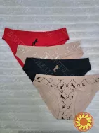 Жіночі кольорові трусики-сліп (4 шт./уп.) "Obrana" (арт. 200-30/16)