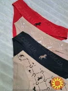 Жіночі кольорові трусики-сліп (4 шт./уп.) "Obrana" (арт. 200-30/16)