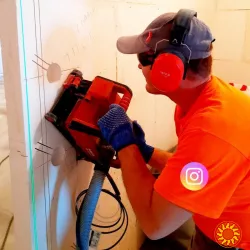 Штробы под электрику Харьков. Штробление без пыли