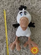 Пташка іграшка 42 см приємний і безпечний подарунок із позитивом м'яка в'язана ручна робота