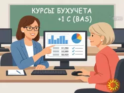 Курс «Бухгалтерия + 1С (BAS)» с нуля: получите востребованную профессию!