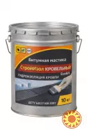 Битумная мастика ведро 10,0 кг СтройИзол Кровельный Ecobit ДСТУ Б В.2.7-108-2001 ( ГОСТ 30693-2000)