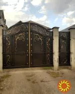 Металлические ворота в Кривом Роге