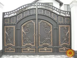 Металлические ворота в Кривом Роге
