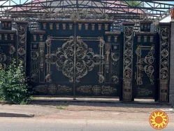 Металлические ворота в Кривом Роге