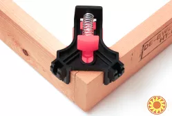 Кутовий затискач, кутова струбцина, для столярних та теслярських робіт