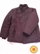 Чорна чоловіча зимова куртка