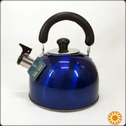 Чайник Rainberg RB-625 із нержавіючої сталі зі свистком 3л.