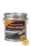 Битумная мастика СтройИзол Битумный ЭКОБИТ ведро 5,0 кг ДСТУ Б В.2.7-108-2001 ( ГОСТ 30693-2000)