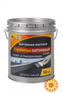 Битумная мастика СтройИзол Битумный ЭКОБИТ ведро 10,0 кг ДСТУ Б В.2.7-108-2001 ( ГОСТ 30693-2000)