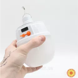 Комплект 2 шт Лампа для кемпінгу Solar BL 2022 на сонячній батареї / Кемпінговий ліхтар.