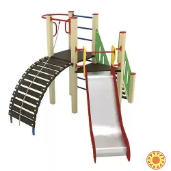 Дитячий комплекс вуличний МУРАХА гірка 800 мм