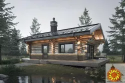 Дерев’яний будинок зі зрубу “Смерековий затишок”
