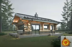 Дерев’яний будинок зі зрубу “Смерековий затишок”