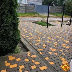 Профессиональная укладка тротуарной плитки «Старый город»