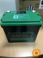 Аккумулятор LiFePO4 12.8V 100Ah с BMS, литий-железо-фосфатная батарея для ИБП, солнечных систем и инверторов