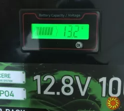 Аккумулятор LiFePO4 12.8V 100Ah с BMS, литий-железо-фосфатная батарея для ИБП, солнечных систем и инверторов