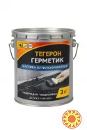 ТЕГЕРОН Герметик ЭКОБИТ ведро 3,0 кг мастика бутилкаучуковая ДСТУ Б В.2.7-77-98