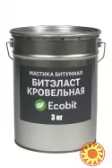 Мастика битумная ведро 3, 0 кг БИТЭЛАСТ - КРОВЕЛЬНЫЙ Ecobit ДСТУ Б В.2.7-108-2001
