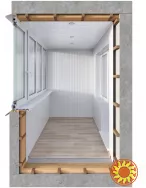 Оформлення балкону