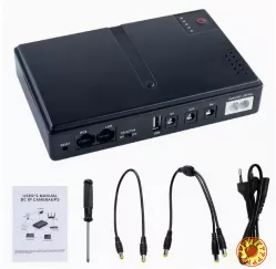 Mini DC UPS, універсальний блок безперебійного живлення з виходами 5V/9V/12V