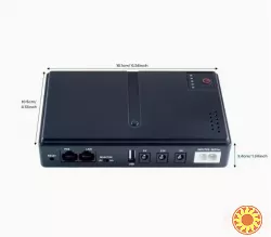 Mini DC UPS, універсальний блок безперебійного живлення з виходами 5V/9V/12V