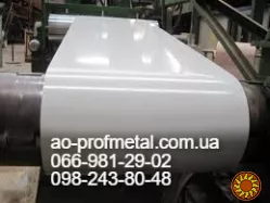 Оцинковка РАЛ 9003 товщиною 0,27 мм, Гнуття за розмірами.