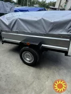 Новий причіп "Дніпро" 200х130х40 оцинковані борти