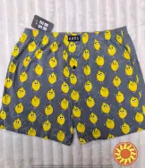 Чоловічі чорні сімейні труси з малюнком "Funny Lemon" (арт. MBXK 307/01/125)