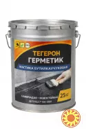 ТЕГЕРОН Герметик ЭКОБИТ ведро 25,0 кг мастика бутилкаучуковая ДСТУ Б В.2.7-77-98