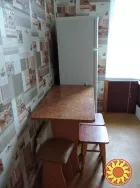 1к квартира з меблями та технікою