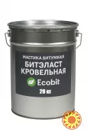 Мастика битумная ведро 20,0 кг БИТЭЛАСТ - КРОВЕЛЬНЫЙ Ecobit ДСТУ Б В.2.7-108-2001