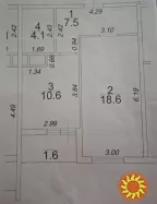 Продам 1 к кв.61 Перлина.