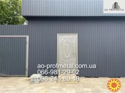 Профнастил  матовый 7016.