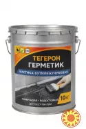 ТЕГЕРОН Герметик ЭКОБИТ ведро 10,0 кг мастика бутилкаучуковая ДСТУ Б В.2.7-77-98